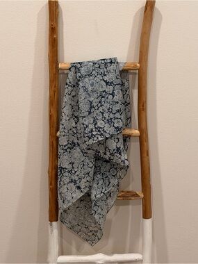 Indigo Stone Print Scarf